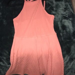 Muave ribbed dress